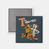 Aimant Scooby-Doo | T est pour les essais (Recto/Verso)