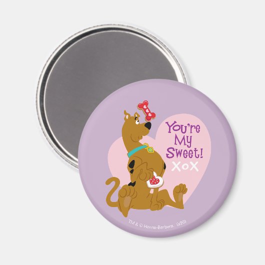 Aimant Scooby-Doo - Tu es ma douce (Recto/Verso)