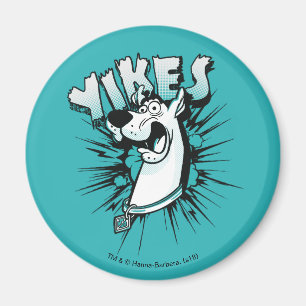 Aimant Scooby-Doo "Yikes !" Graphique demi-ton