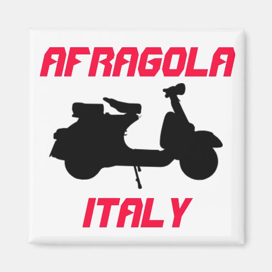 Aimant Scooter, Afragola, Italie (Devant)