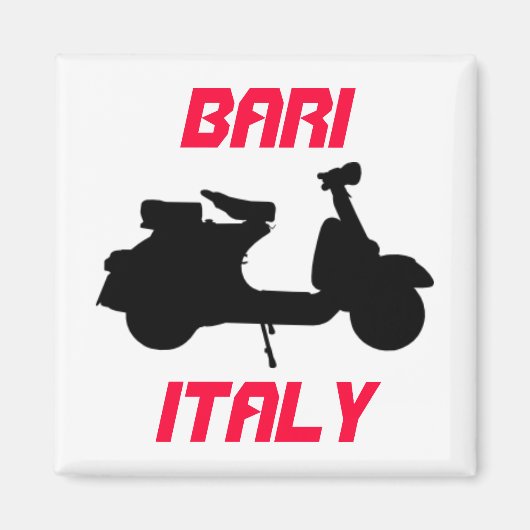 Aimant Scooter, Bari, Italie (Devant)
