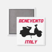 Aimant Scooter, Bénévent, Italie (Recto/Verso)