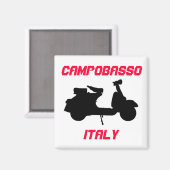 Aimant Scooter, Campobasso, Italie (Recto/Verso)