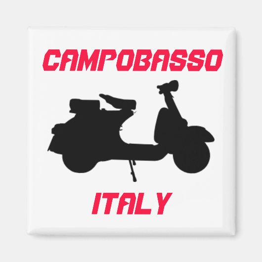 Aimant Scooter, Campobasso, Italie (Devant)