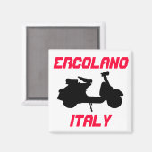 Aimant Scooter, Ercolano, Italie (Recto/Verso)