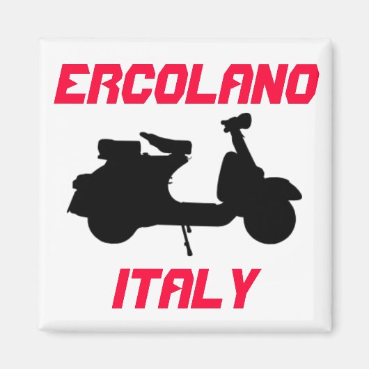 Aimant Scooter, Ercolano, Italie (Devant)
