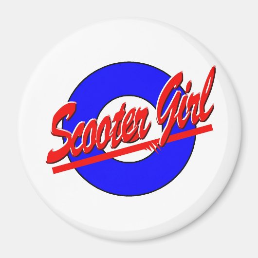 Aimant Scooter fille (Devant)