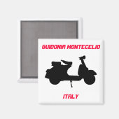 Aimant Scooter, Guidonia Montecelio, Italie (Recto/Verso)