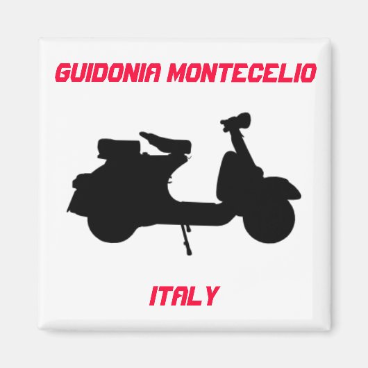 Aimant Scooter, Guidonia Montecelio, Italie (Devant)