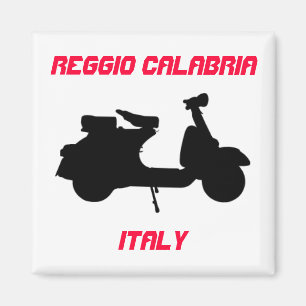 Aimant Scooter, le Reggio de Calabre, Italie