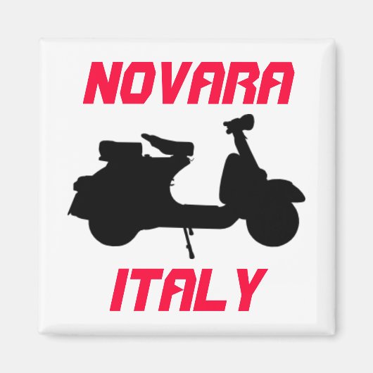 Aimant Scooter, Novara, Italie (Devant)