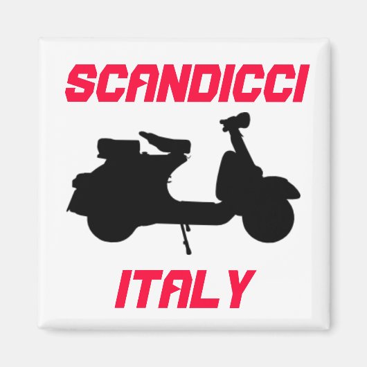 Aimant Scooter, Scandicci, Italie (Devant)