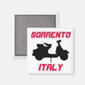 Aimant Scooter, Sorrento, Italie (Recto/Verso)