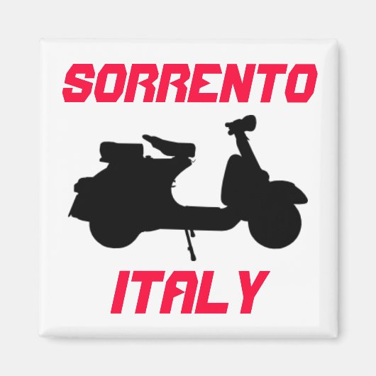 Aimant Scooter, Sorrento, Italie (Devant)