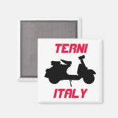 Aimant Scooter, Terni, Italie (Recto/Verso)