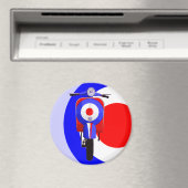 Aimant Scooter tiré sur la cible à moitié mod (In Situ (Lave-vaisselle))