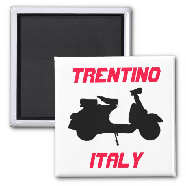 Aimant Scooter, Trentin, Italie Trento Italia (Devant)