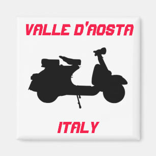 Aimant Scooter, Val d'Aoste, Italie