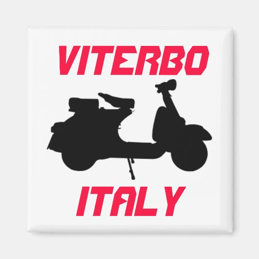 Aimant Scooter, Viterbo, Italie (Devant)