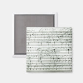 Aimant Score autographe de 'Fragment aus dem' (Recto/Verso)