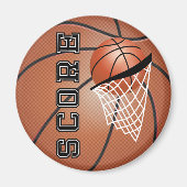 Aimant Score de basket-ball avec Net (Devant)