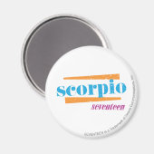 Aimant Scorpio Aqua (Recto/Verso)
