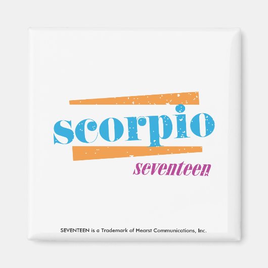 Aimant Scorpio Aqua (Devant)