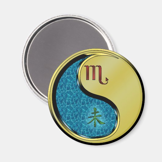 Aimant Scorpio & Metal Goat (Recto/Verso)