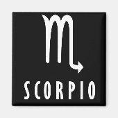 Aimant Scorpio signe zodiaque (Devant)