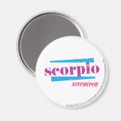 Aimant Scorpio violet (Recto/Verso)