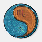 Aimant Scorpion & Chien de Bois (Devant)