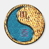 Aimant Scorpion & Coq de Feu (Devant)