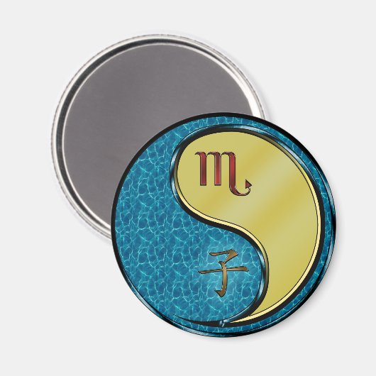 Aimant Scorpion & Rat Métal (Recto/Verso)