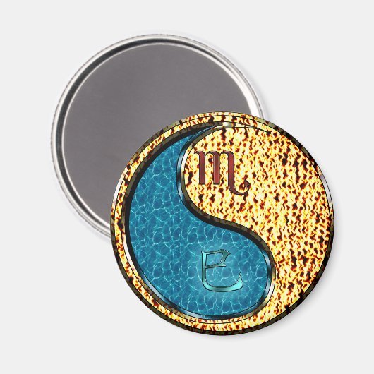 Aimant Scorpion & Serpent de feu (Recto/Verso)