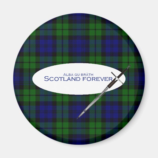Aimant Scotland Forever Alba gu bràth (Devant)