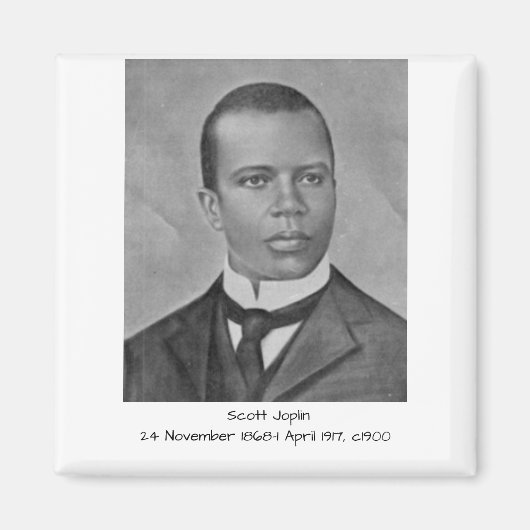 Aimant Scott Joplin c1900 (Devant)