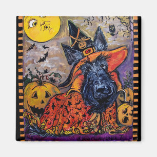 Aimant Scottie de Halloween