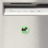 Aimant Scottie dog Magnet, Scottish terrier Button (In Situ (Lave-vaisselle))