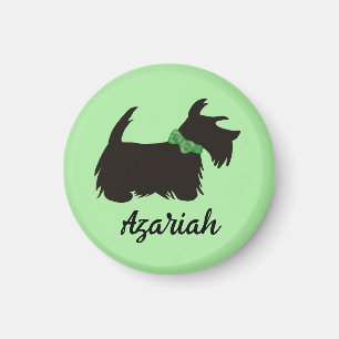 Aimant Scottie dog Magnet, Scottish terrier Button