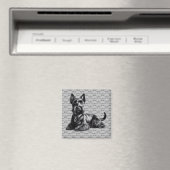 Aimant Scottish Terrier à (In Situ (Lave-vaisselle))