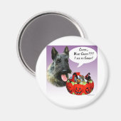 Aimant Scottish Terrier Halloween Candy (Recto/Verso)