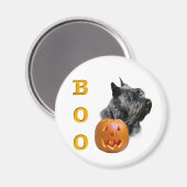 Aimant Scottish Terrier (noir) Boo (Recto/Verso)