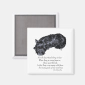 Aimant Scottish Terrier Rainbow Bridge (Recto/Verso)