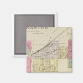 Aimant Scranton, comté d'Osage, Kansas (Recto/Verso)