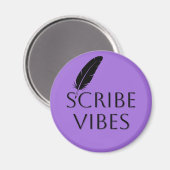 Aimant Scribe Vibes Author Writer Poet Composer (Recto/Verso)
