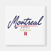 Aimant Script de Montréal (Devant)