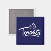 Aimant Script feuille de Toronto (Recto/Verso)
