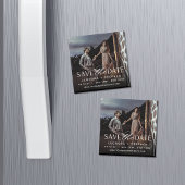 Aimant Script lisse | Photo Enregistrer la date