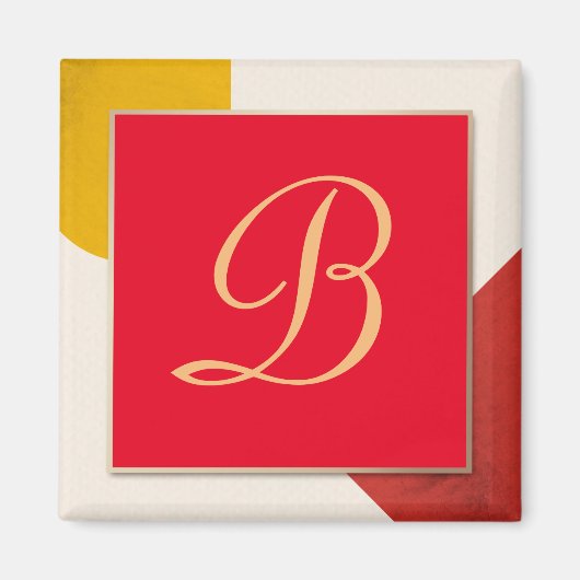 Aimant Script or monogramme B (Devant)
