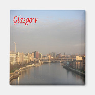 Aimant SCT017 GLASGOW Skyline, Écosse, Réfrigérateur